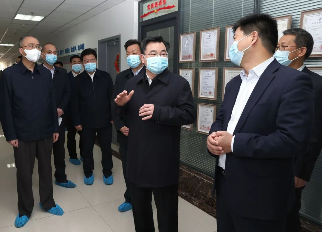 甘肃省委书记胡昌升调研兰州兽医所